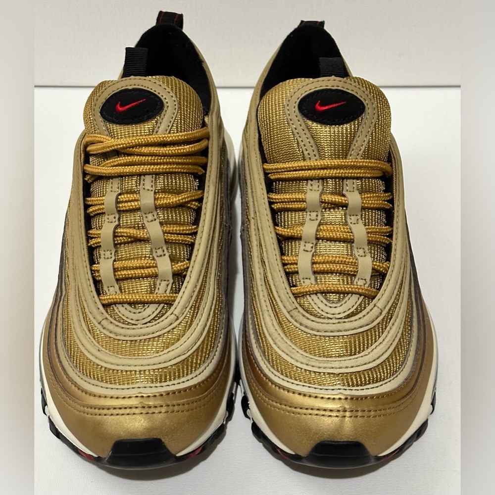 (108)- 💛Nike Air Max 97 Gold & Black Inside💛